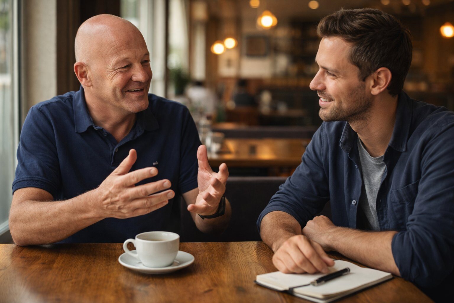 Executive sparring gesprek, strategische tegenspraak in ontspannen setting